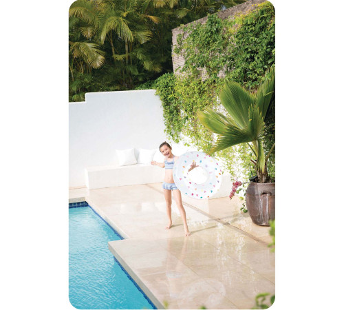 Коло надувне для плавання INTEX 59259 Серця, 81 см