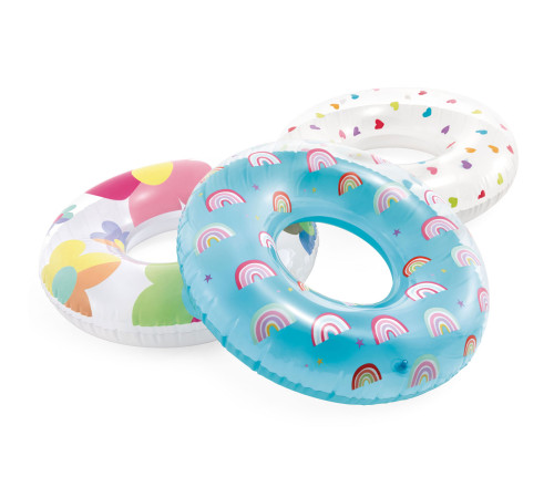 Коло надувне для плавання INTEX 59259 Серця, 81 см