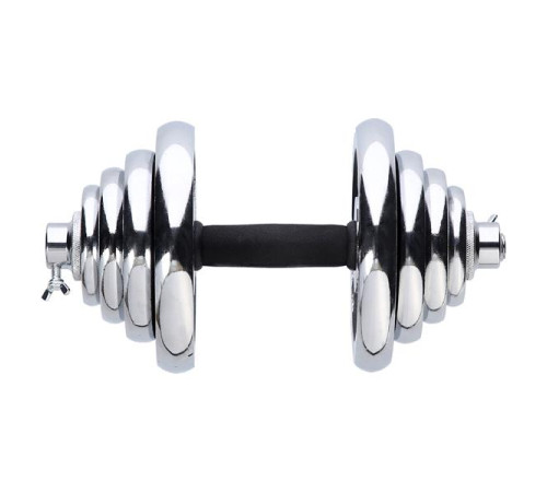 Гантелі розбірні хромовані в кейсі HMS STC50 50 кг