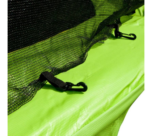 Батут inSPORTline Froggy PRO з зовнішньою сіткою 366 см жовтий