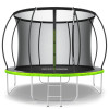 Батут Zipro Jump Pro Premium з внутрішньої сіткою 10 футів 312 см чорно-зелений