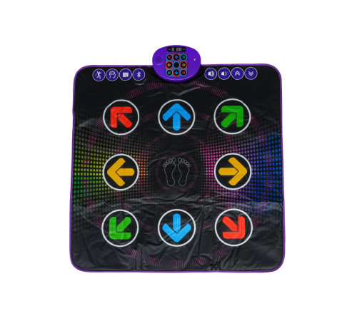 Музичний танцювальний килимок Ramiz SLW9817C, чорний