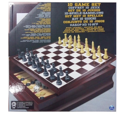 Набір настільних ігор Spin Master "10 класичних ігор", коричневий