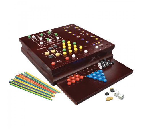 Набір настільних ігор Spin Master "10 класичних ігор", коричневий