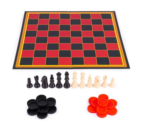 Набір настільних ігор Spin Master "Шахи, шашки та хрестики-нолики"