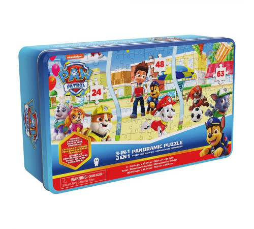 Пазл Spin Master Панорама 3в1 "Щенячий патруль" 78 х 38 см, 135 ел.