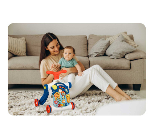 Каталка 4-в-1 інтерактивна Ricokids Каталка 4-в-1 інтерактивна Ricokids