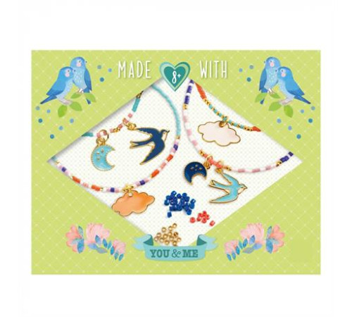 Набір для створення прикрас Djeco Браслет дружби Птахи в небі (DJ00016)