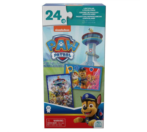 Пазл переливний Spin Master 2в1 "Щенячий патруль" 22,8 х 15,2 см, 48 ел