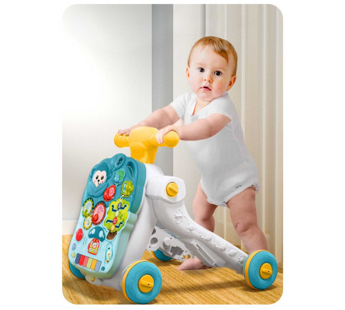 Каталка 4-в-1 інтерактивна Ricokids зелена Каталка 4-в-1 інтерактивна Ricokids зелена