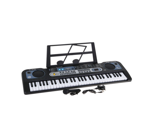 Дитячий синтезатор Ramiz MQ-6119L з підсвіткою, мікрофоном та підставкою для нот