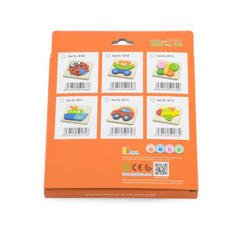 Дерев'яний мініпазл Viga Toys Кораблик (50171) Дерев'яний мініпазл Viga Toys Кораблик (50171)