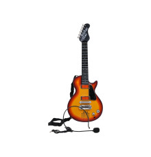 Дитяча електрогітара + навушники з мікрофоном Enjoy ZMU.HK-9080B.CR, помаранчева