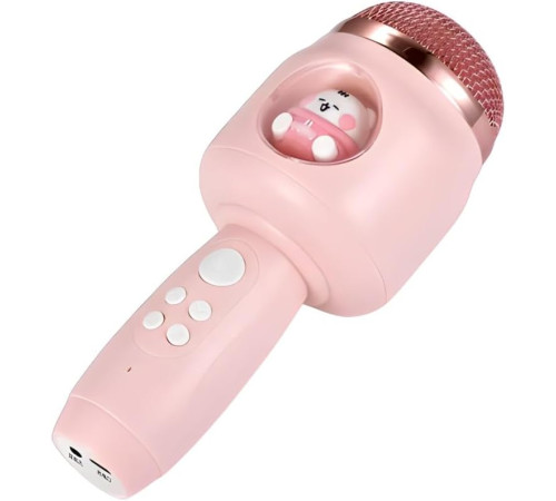 Караоке-мікрофон дитячий PRC Animals рожевий