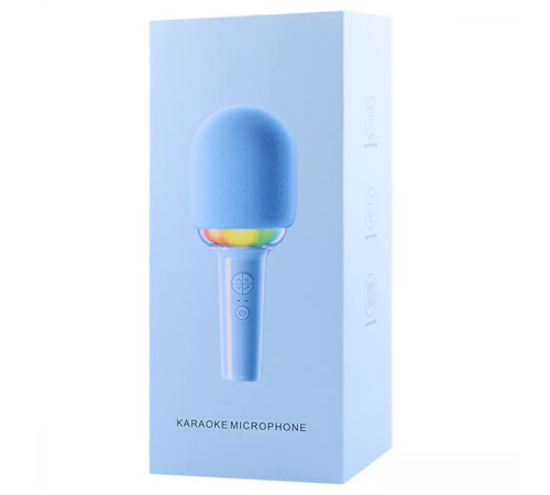 Караоке-мікрофон дитячий PRC PlaySound блакитний