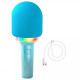 Караоке-мікрофон дитячий PRC PlaySound блакитний