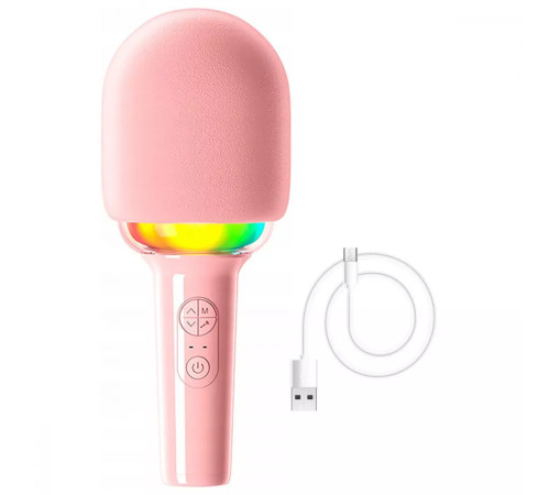 Караоке-мікрофон дитячий PRC PlaySound рожевий