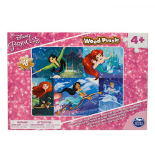 Пазл дерев'яний Spin Master Принцеси 20 x 23 см, 48 ел.