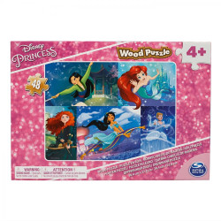 Пазл дерев'яний Spin Master Принцеси 20 x 23 см, 48 ел.
