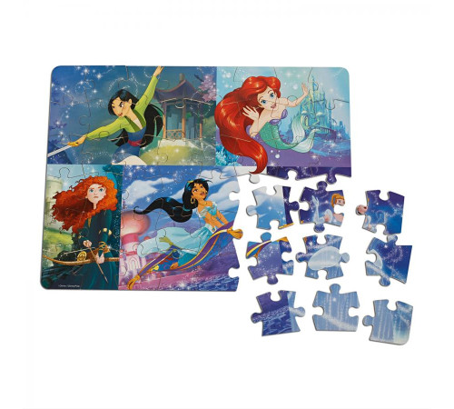Пазл дерев'яний Spin Master Принцеси 20 x 23 см, 48 ел.