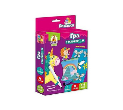 Гра Vladi Toys Пиши та витирай Єдинороги (VT5010-17) Гра Vladi Toys Пиши та витирай Єдинороги (VT5010-17)