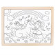 Пазл Hape Єдинороги з розмальовкою (E1642)