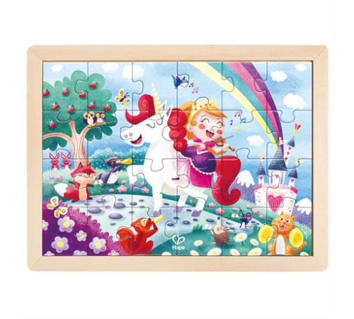 Пазл Hape Єдинороги з розмальовкою (E1642) Пазл Hape Єдинороги з розмальовкою (E1642)