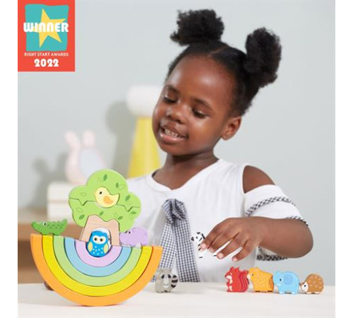 Дерев'яна гра-балансир Viga Toys Веселка (44590) Дерев'яна гра-балансир Viga Toys Веселка (44590)