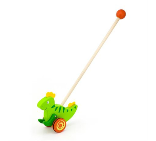 Дерев'яна каталка Viga Toys Динозаврик (50963) Дерев'яна каталка Viga Toys Динозаврик (50963)