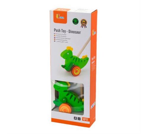 Дерев'яна каталка Viga Toys Динозаврик (50963) Дерев'яна каталка Viga Toys Динозаврик (50963)