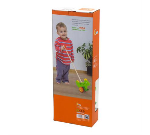 Дерев'яна каталка Viga Toys Динозаврик (50963) Дерев'яна каталка Viga Toys Динозаврик (50963)