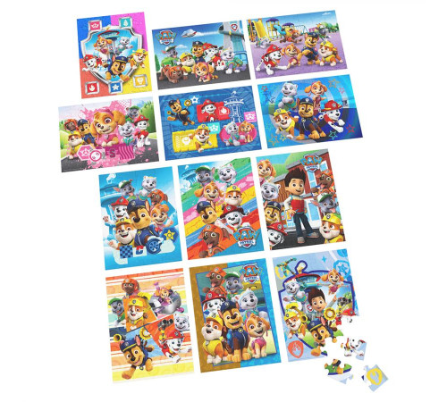 Пазл Spin Master "Щенячий патруль" 12в1, 555 ел.