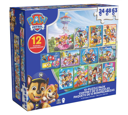 Пазл Spin Master "Щенячий патруль" 12в1, 555 ел.