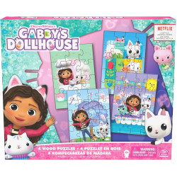 Пазл дерев'яний Spin Master 4в1 