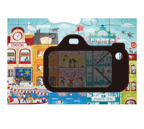 Пазл Hape Міський пейзаж з анімацією 49 ел. (E1629) Пазл Hape Міський пейзаж з анімацією 49 ел. (E1629)
