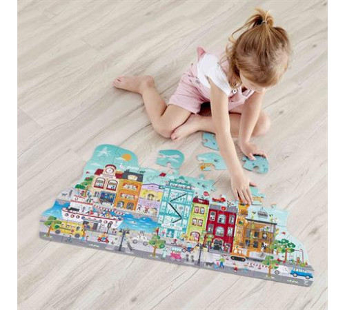 Пазл Hape Міський пейзаж з анімацією 49 ел. (E1629) Пазл Hape Міський пейзаж з анімацією 49 ел. (E1629)
