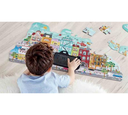 Пазл Hape Міський пейзаж з анімацією 49 ел. (E1629) Пазл Hape Міський пейзаж з анімацією 49 ел. (E1629)
