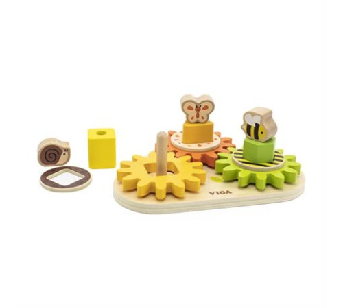 Розвивальна іграшка Viga Toys Звірята на шестерінках (44690) Розвивальна іграшка Viga Toys Звірята на шестерінках (44690)