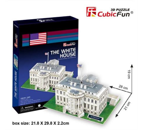 3D пазл CubicFun Білий дім (C060h)