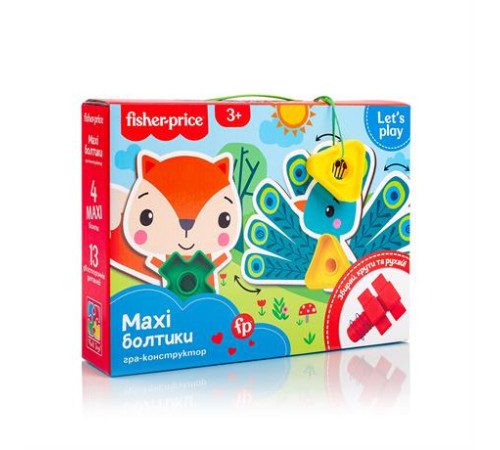 Розвивальна гра Fisher-Price Максі Звірята з болтиками (VT2905-23)