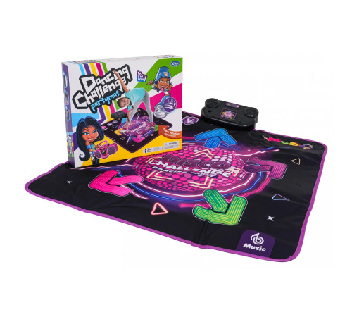 Музичний танцювальний килимок Ramiz 23138, чорно-фіолетовий