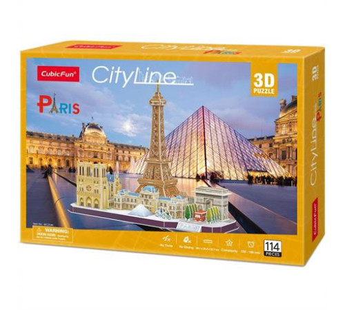 3D пазл CubicFun City Line Париж (MC254h) 3D пазл CubicFun City Line Париж (MC254h)