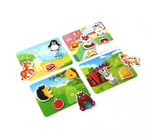 Гра з липучками Vladi Toys Хто що їсть (VT1302-27) Гра з липучками Vladi Toys Хто що їсть (VT1302-27)