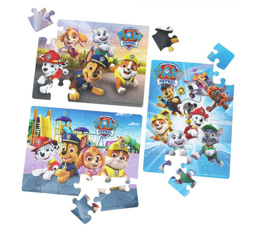 Пазл Spin Master Супер 3D "Щенячий патруль" 3в1, 30 х 23 см 48 ел.