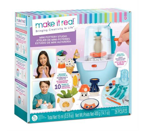 Набір для творчості Make it Real Міні гончарна майстерня (MR1465) Набір для творчості Make it Real Міні гончарна майстерня (MR1465)
