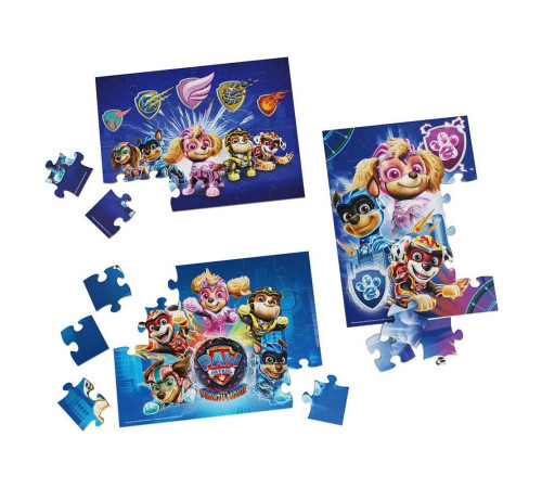 Пазл дерев’яний Spin Master "Щенячий патруль 2" 3в1, 21 х 28 см, 72 ел.