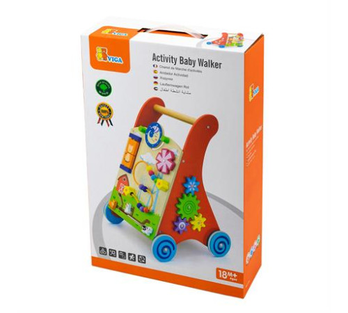 Ходунки-каталка Viga Toys з бізібордом (50950) Ходунки-каталка Viga Toys з бізібордом (50950)