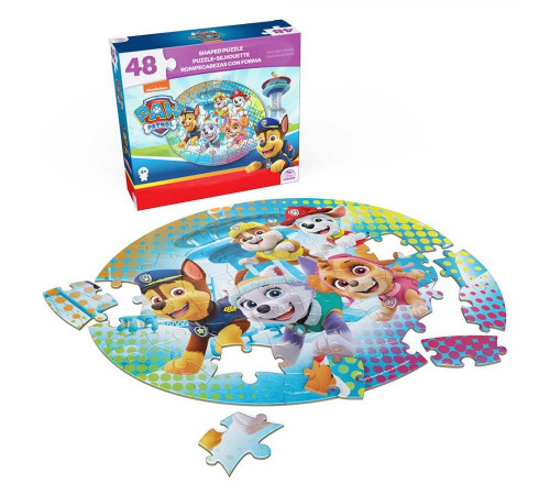 Пазл Spin Master Весела команда "Щенячий патруль" 26 х 23 см, 48 ел.