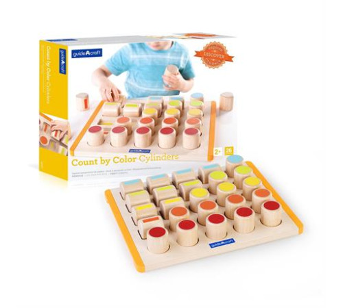 Дерев'яний сортер Guidecraft Manipulatives Рахункові циліндри (G6902) Дерев'яний сортер Guidecraft Manipulatives Рахункові циліндри (G6902)
