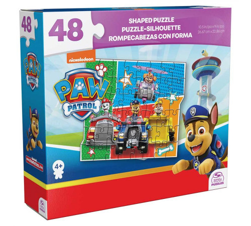 Пазл Spin Master Герої на атомобілях "Щенячий патруль" 26 х 23 см, 48 ел.